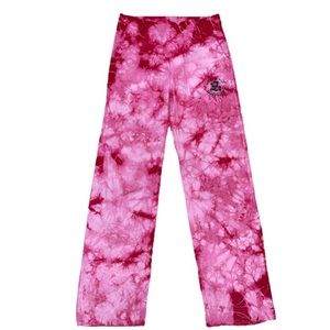 Omighty tie dye pink pants!